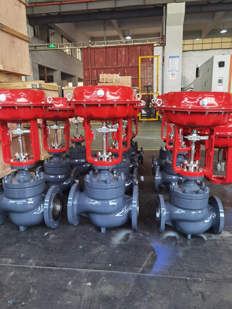 DN40 PN25 Diaphragm Pneumatic Globe Control Valve THINKTANK