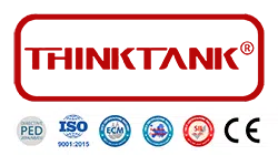 thintank control valve manufacturer foot logo