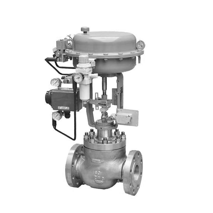 Pneumtiac Cage Guided Single Seated Control Valve