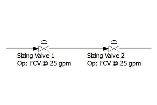 Two Control Valves In Series