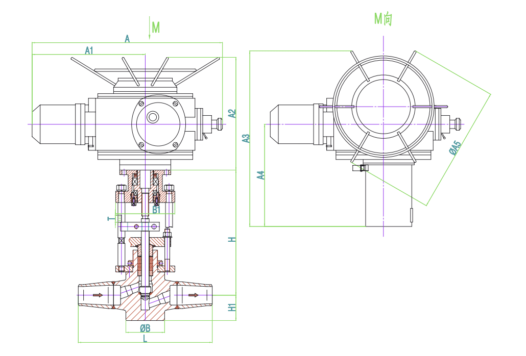 electric drain control valve