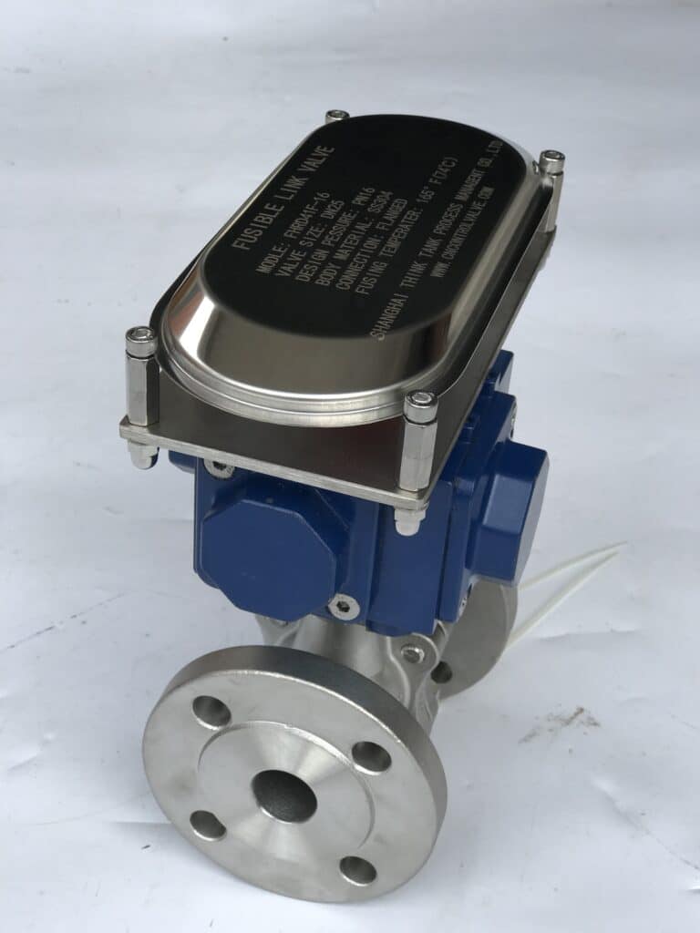 fusible link ball valves