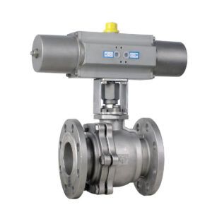 spring return pneumatic actuated ball valve