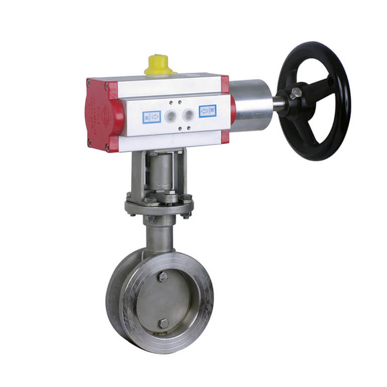 butterfly valve for dust high temperature