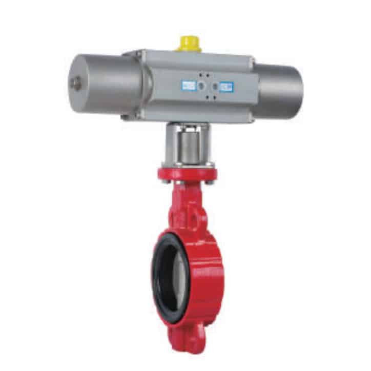 single acting butterfly valves