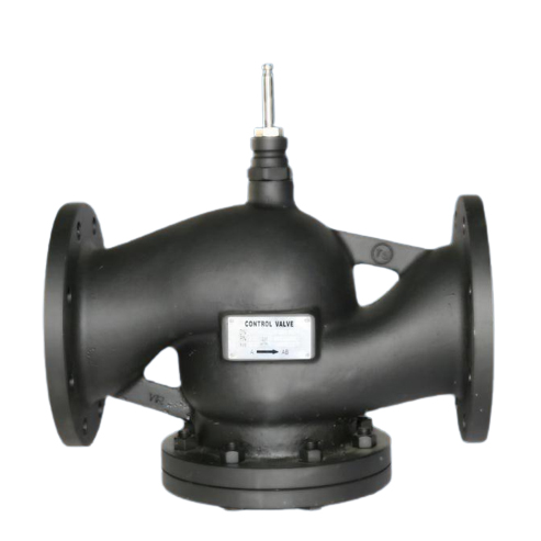 two way flanged cast iron globe valve