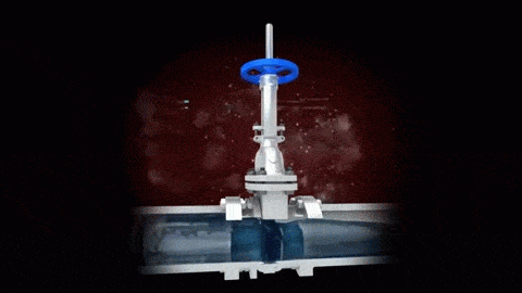 gate valve animation