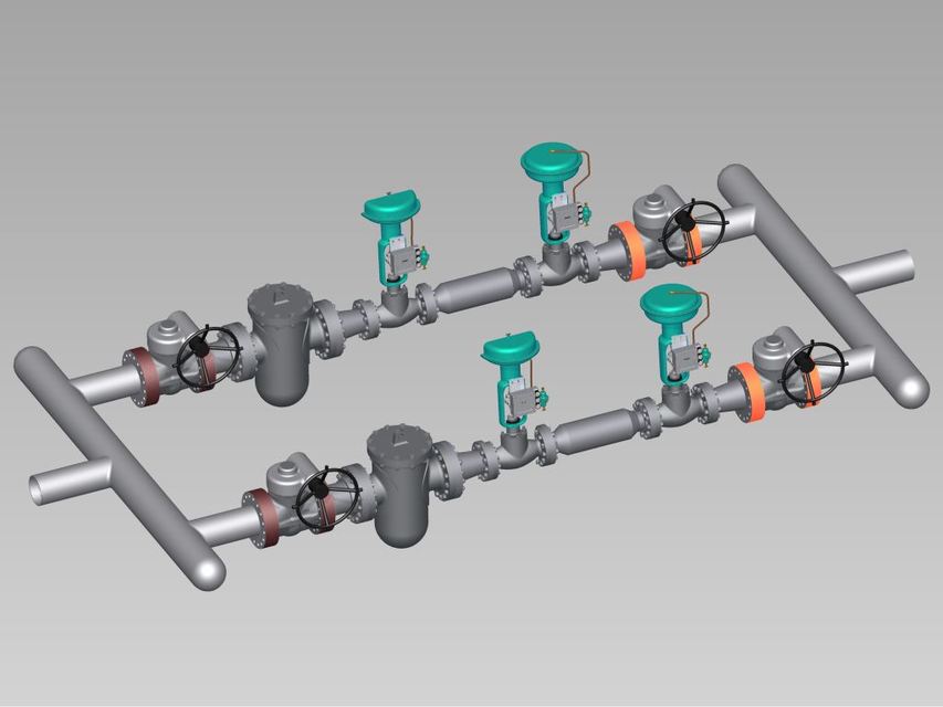 industrial valve 3d model free