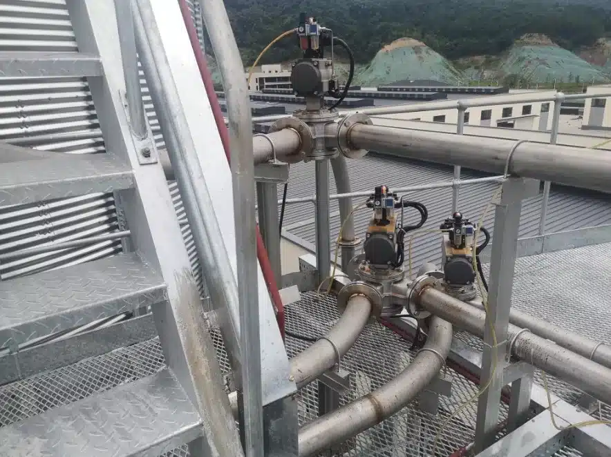 diverter valves in powder pneumatic conveying8