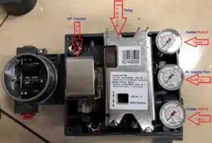 principle of the dvc6200 double acting digital positioner