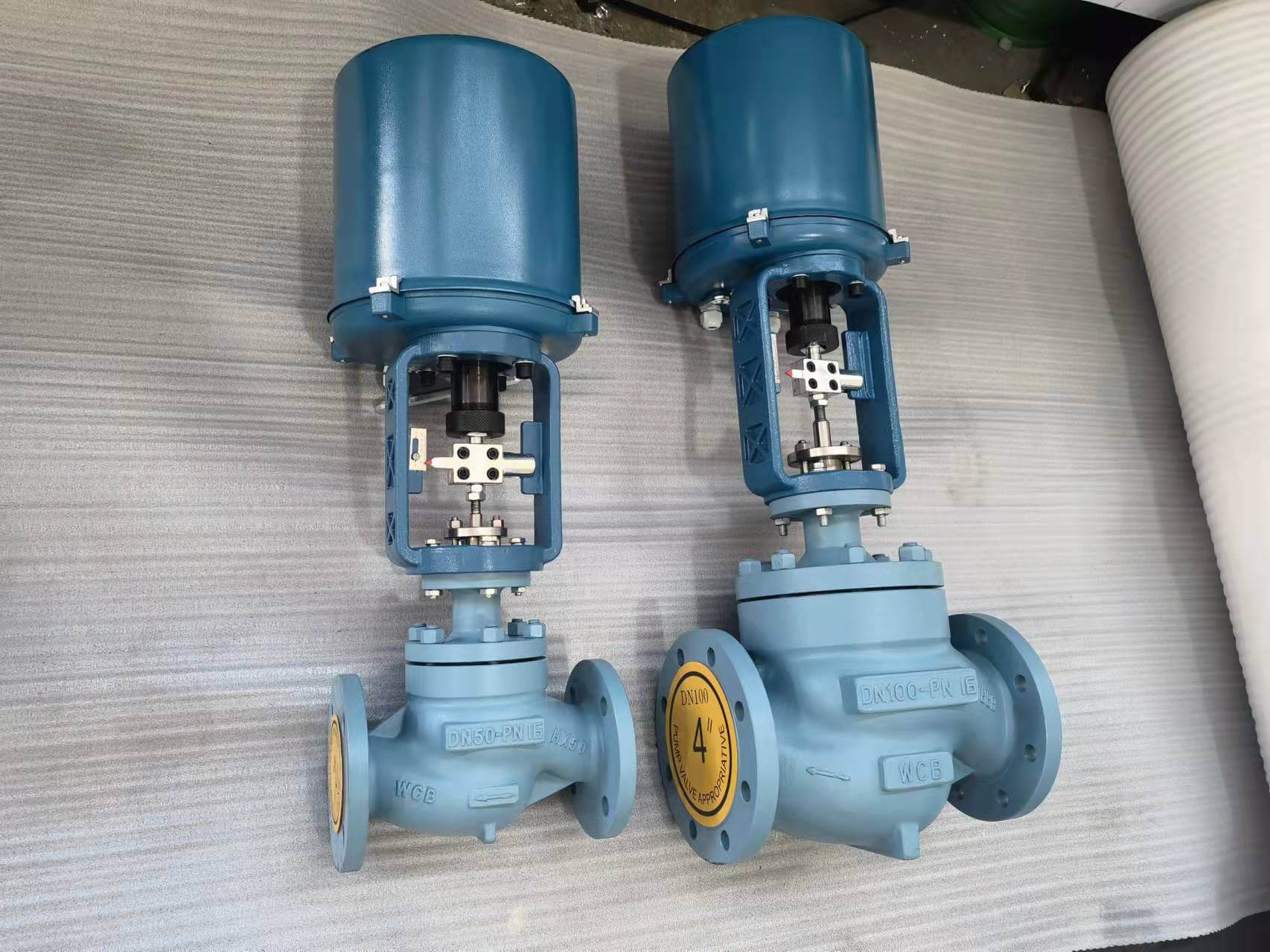 DN50 electric actuated control valve
