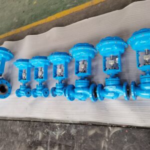 dn65 150lb pneumatic globe control valve