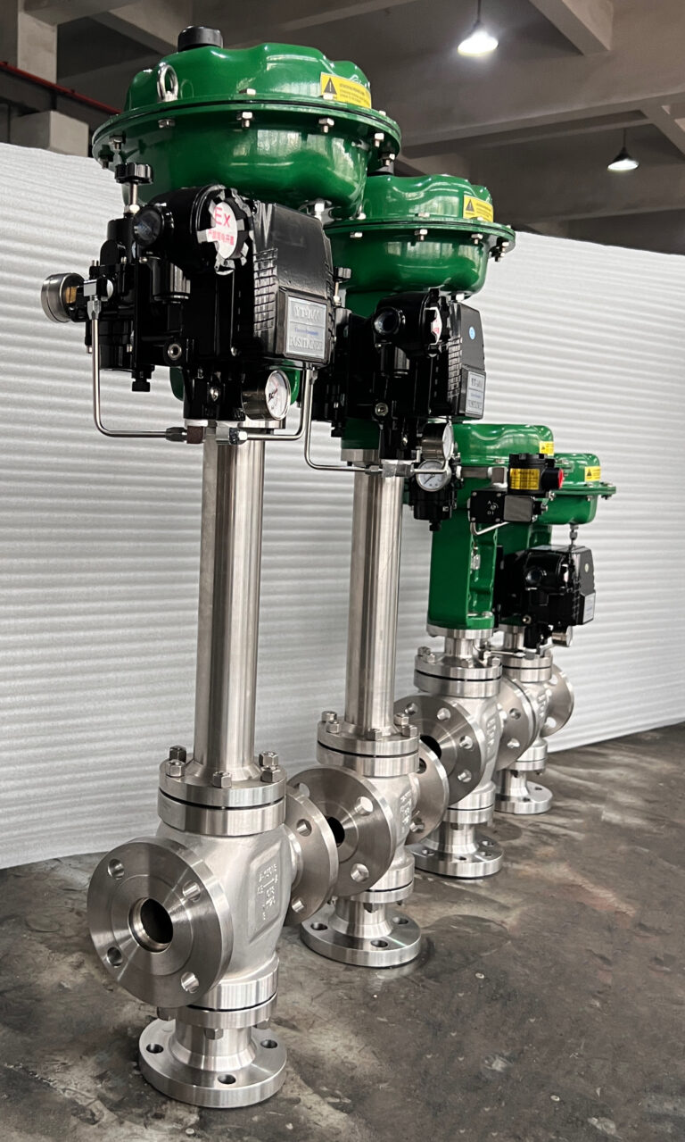 DN40 300LB 氣動三通截止控制閥波紋管閥蓋 | THINKTANK