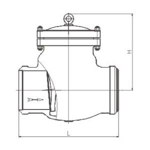 molten salt check valve