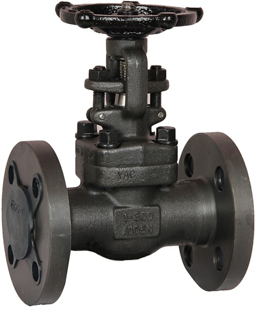 api602 forged gate valve flanged ends