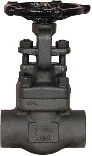 api602 forged gate valve threaded ends