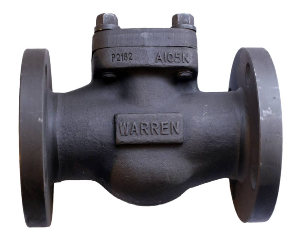 forged steel check valve flanged ends