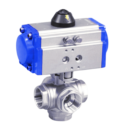 pneumatic 5 way ball valve npt thinktank