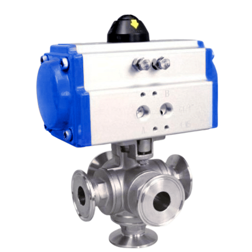 pneumatic 5 way ball valve tri clampthinktank