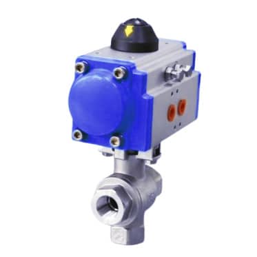 pnuematic vertical 3 way ball valve threaded thinktank