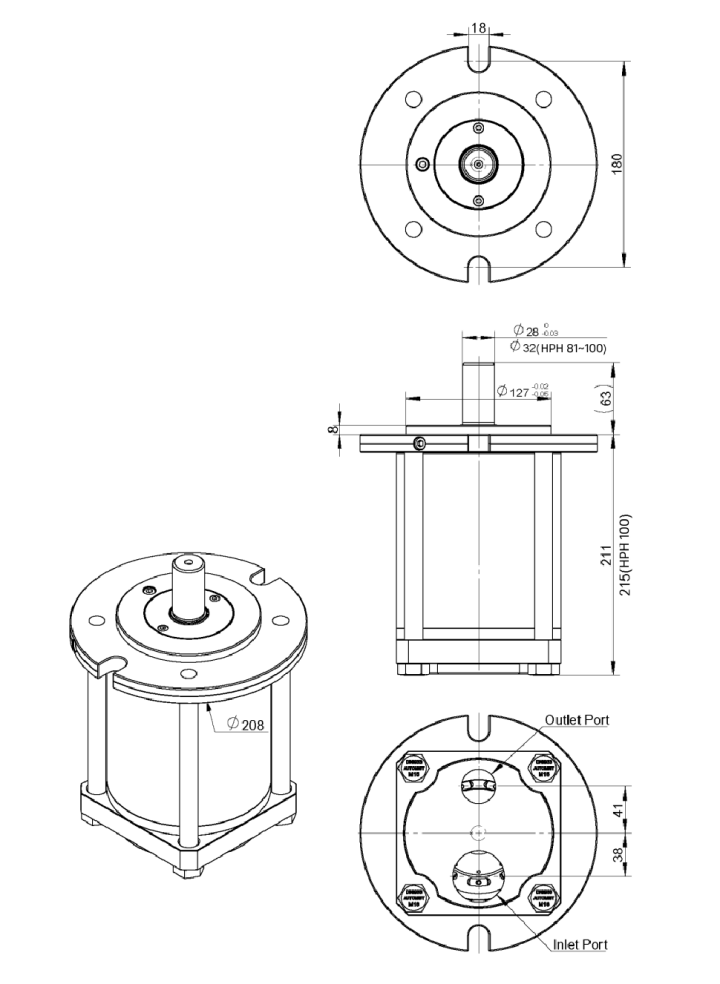 HPR 50~100 high pressure pump