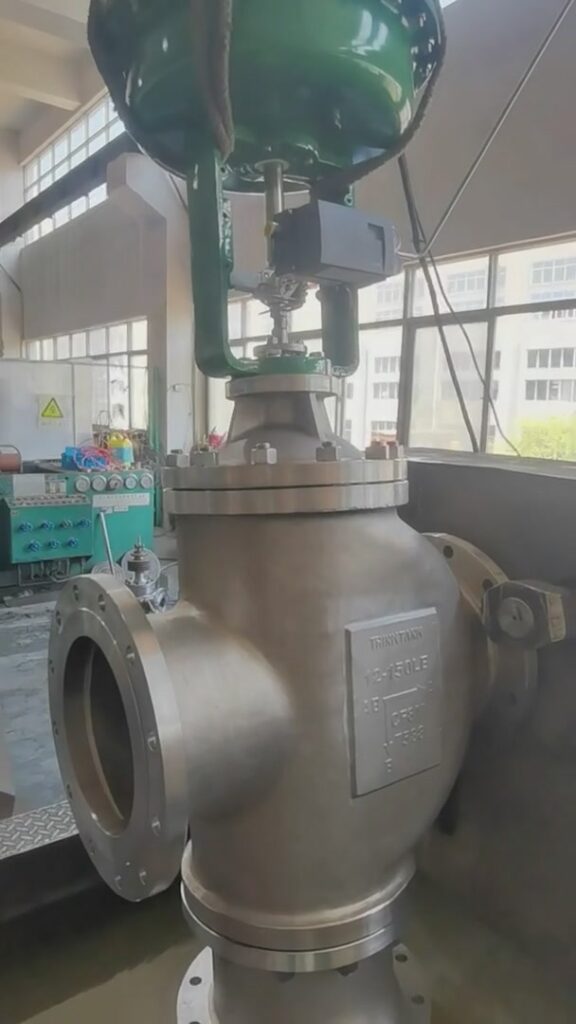 3 way control valve test video from thinktank