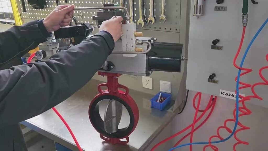 emergency shutoff butterfly valve within 1 second cover