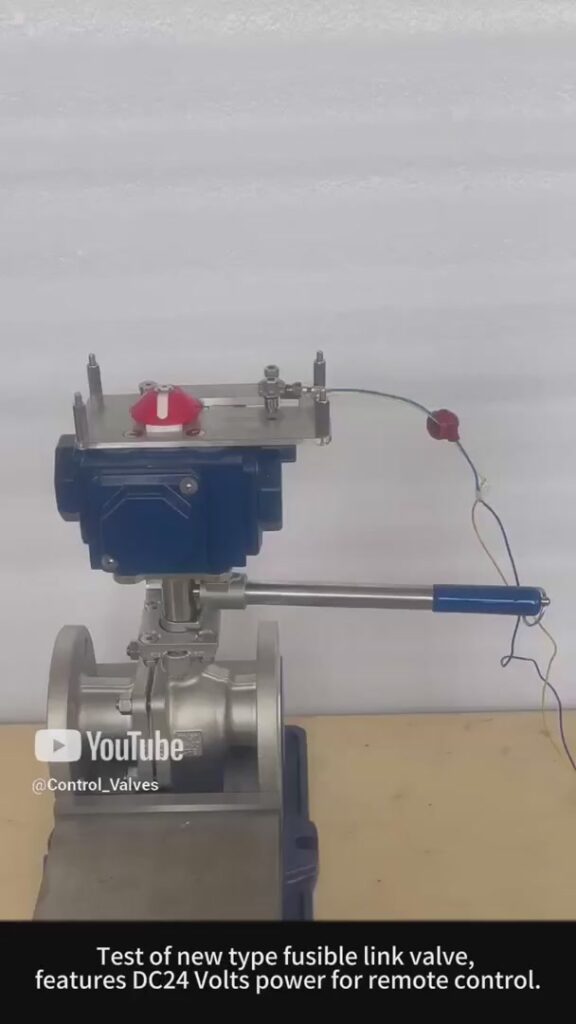 remote control fusible link valve