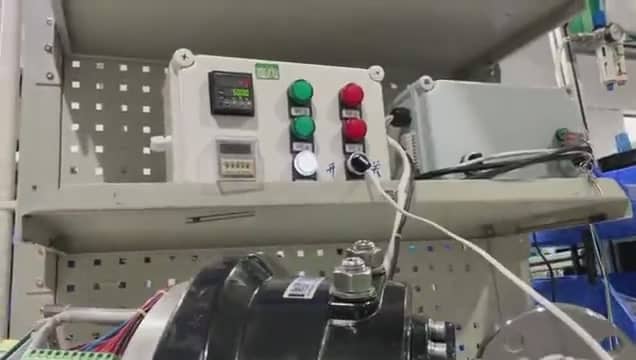 spring return electric actuated ball valve fail safe fc test video image