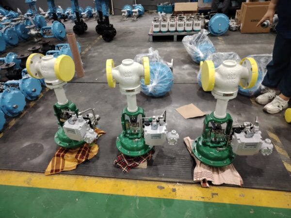 molten salt control valve (straight through type)