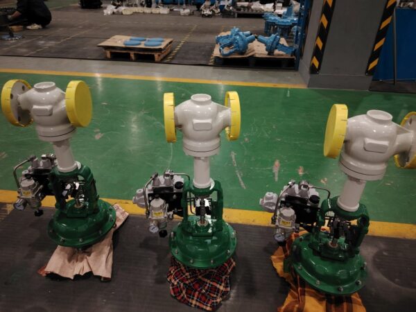 molten salt control valve (straight through type)