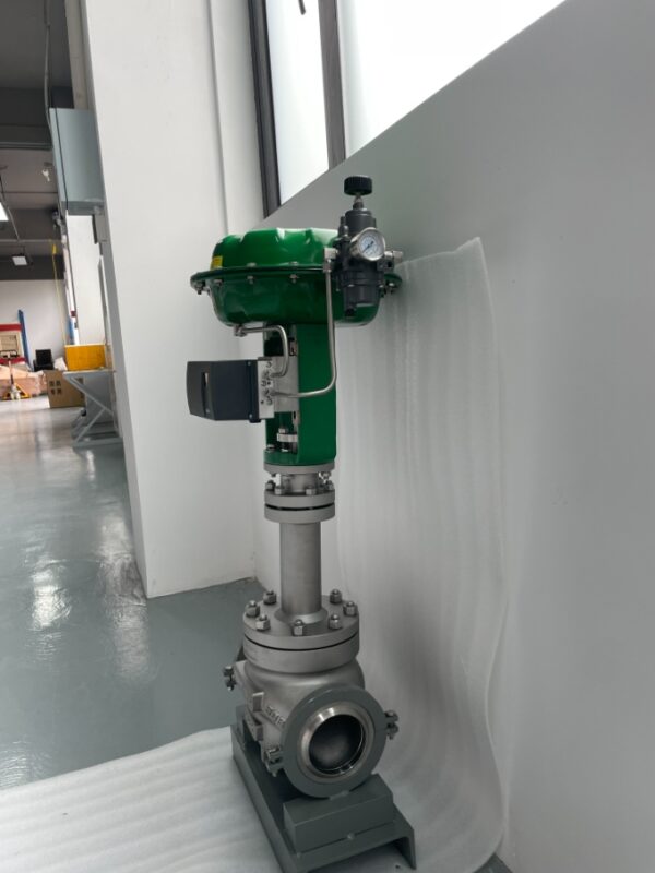 molten salt control valve (straight through type)