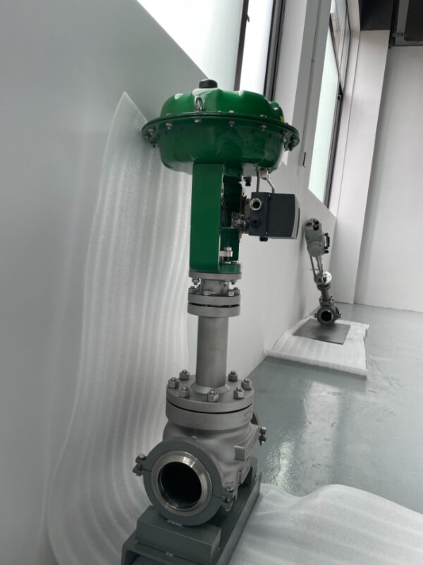 molten salt control valve (straight through type)