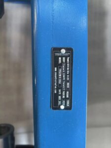 knife gate valve nameplate