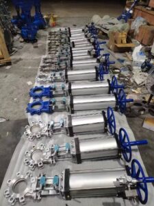 pneumatic knife gate valves stainless steel