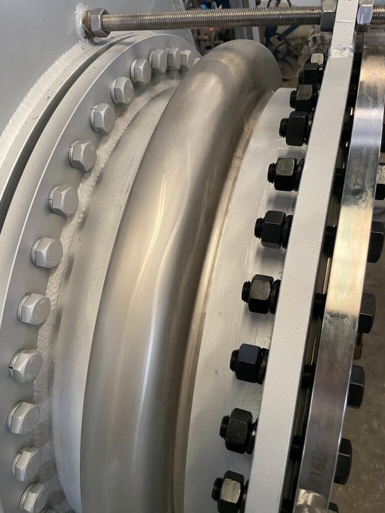line blind valve bellows