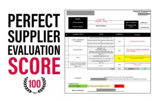supplier score