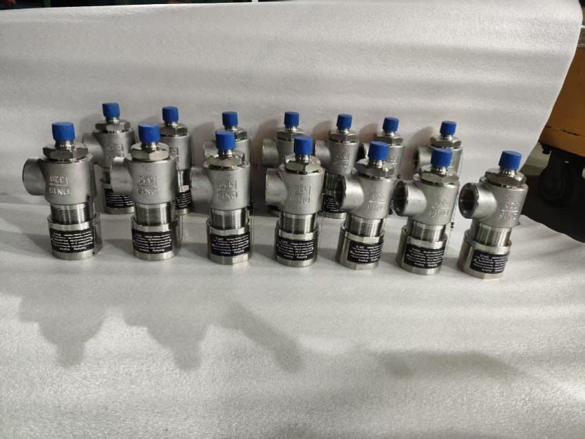 резьбовой (винтовой) предохранительный клапан низкого подъема