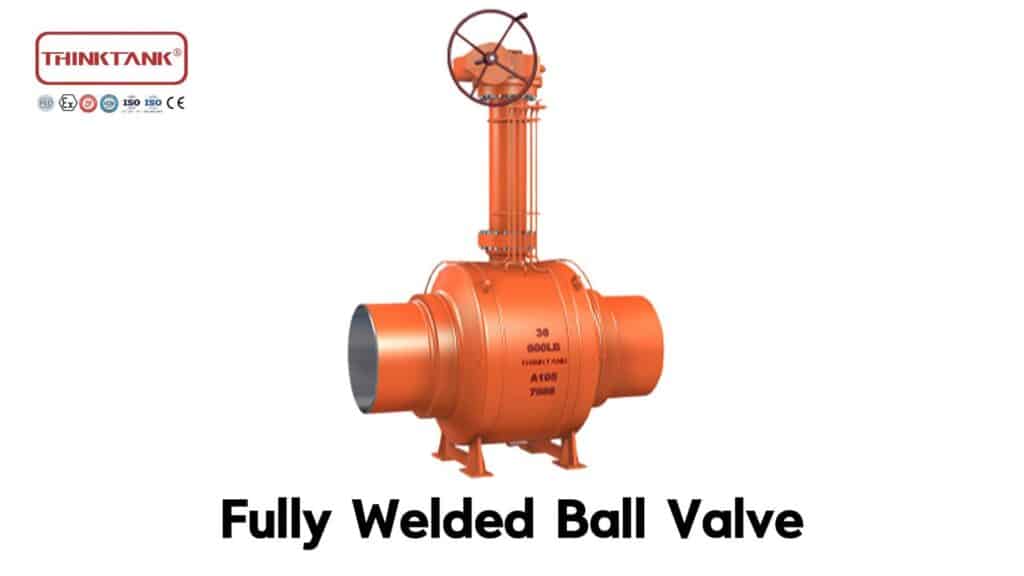 полностью сварной узел шарового крана