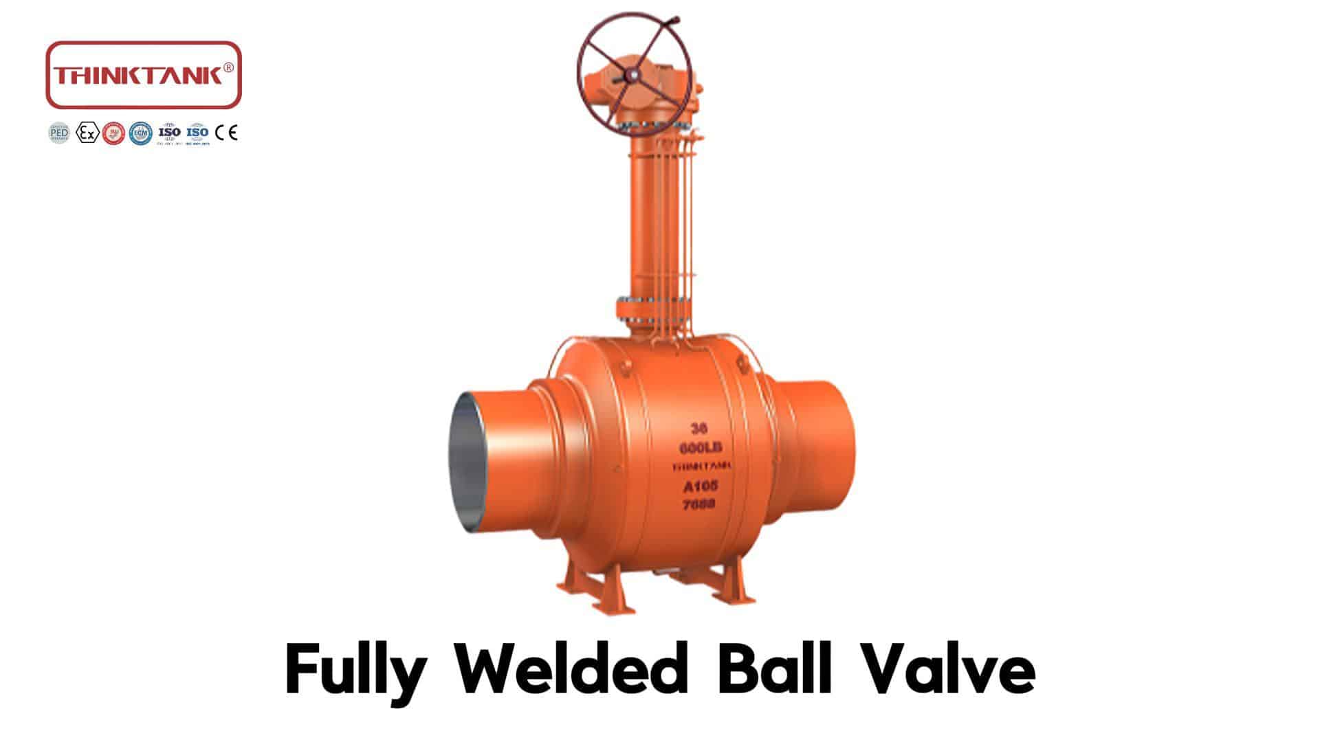 полностью сварной узел шарового крана