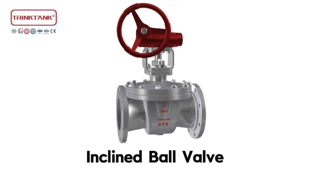 наклонный шаровой кран