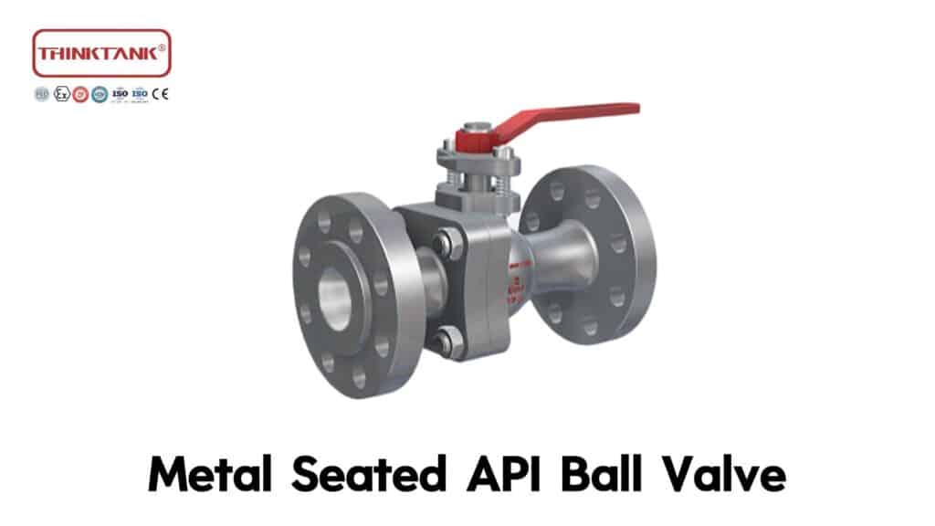 сборка шарового крана API с металлическим седлом