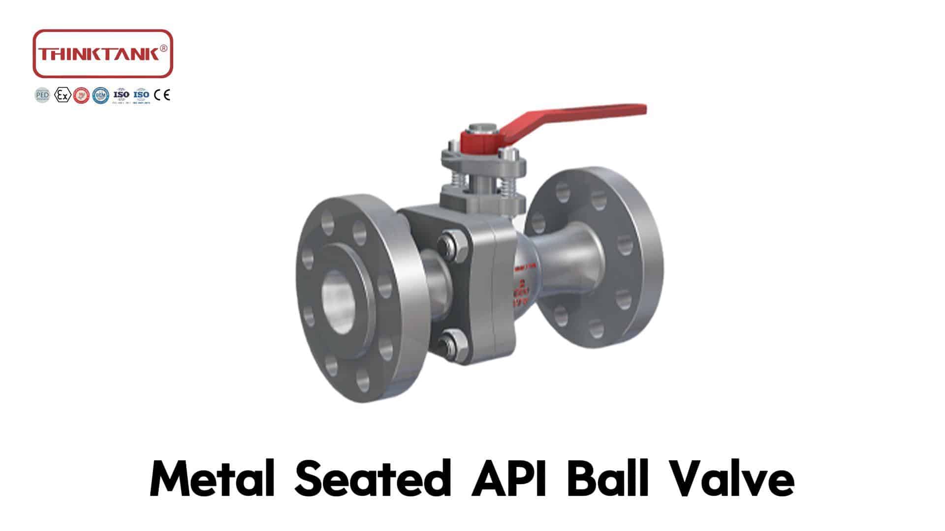 сборка шарового крана API с металлическим седлом