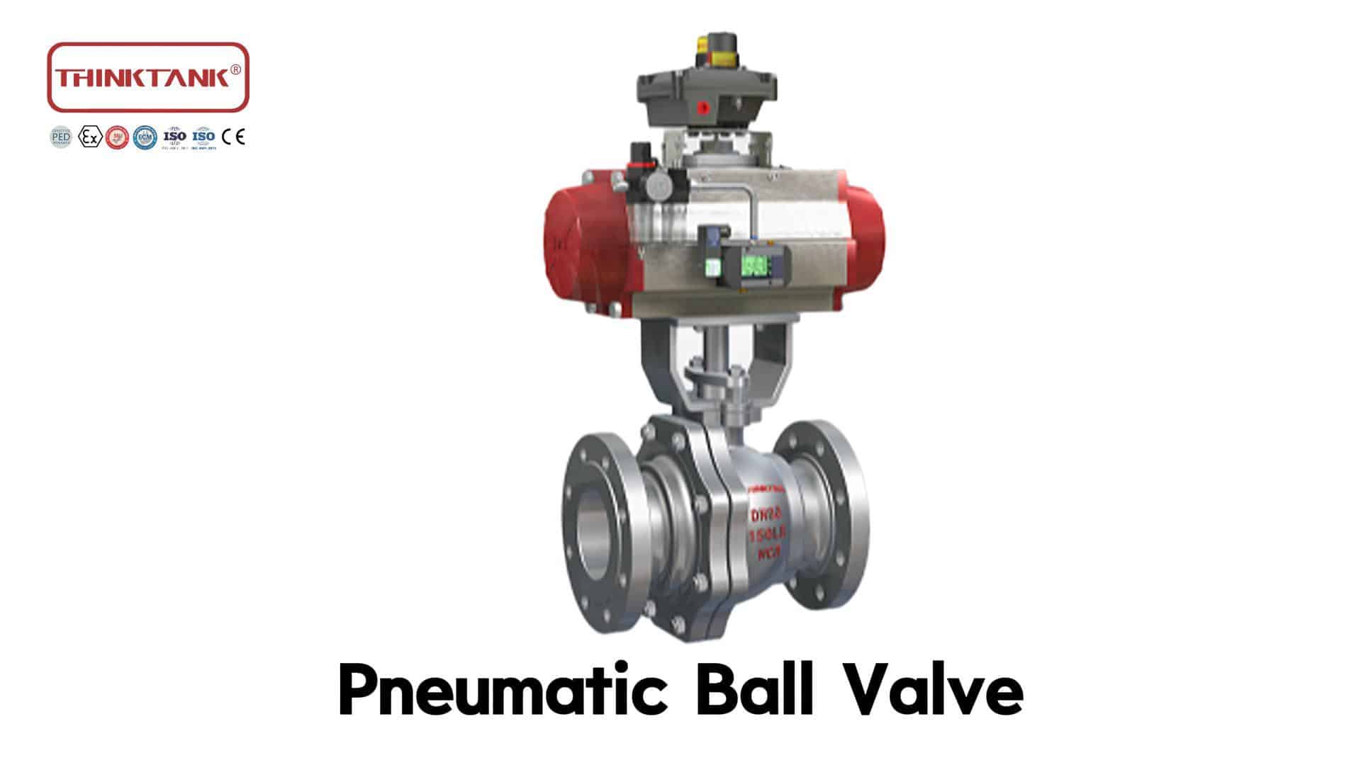 пневматический шаровой кран