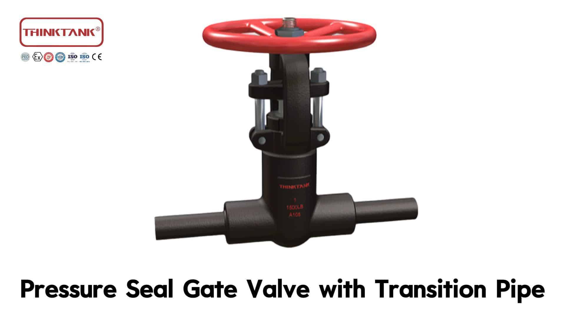 задвижка с герметичным уплотнением и переходной трубой