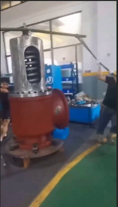 dn500 20”safety valve is being assembled | thinktank