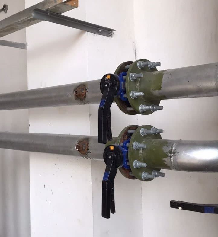 butterfly valves used in data center