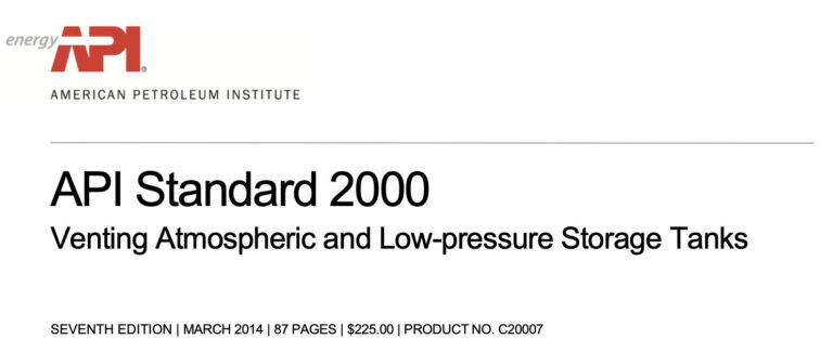API 2000 7.ª edición