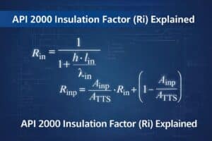 Explicación del factor de aislamiento (RI) API 2000