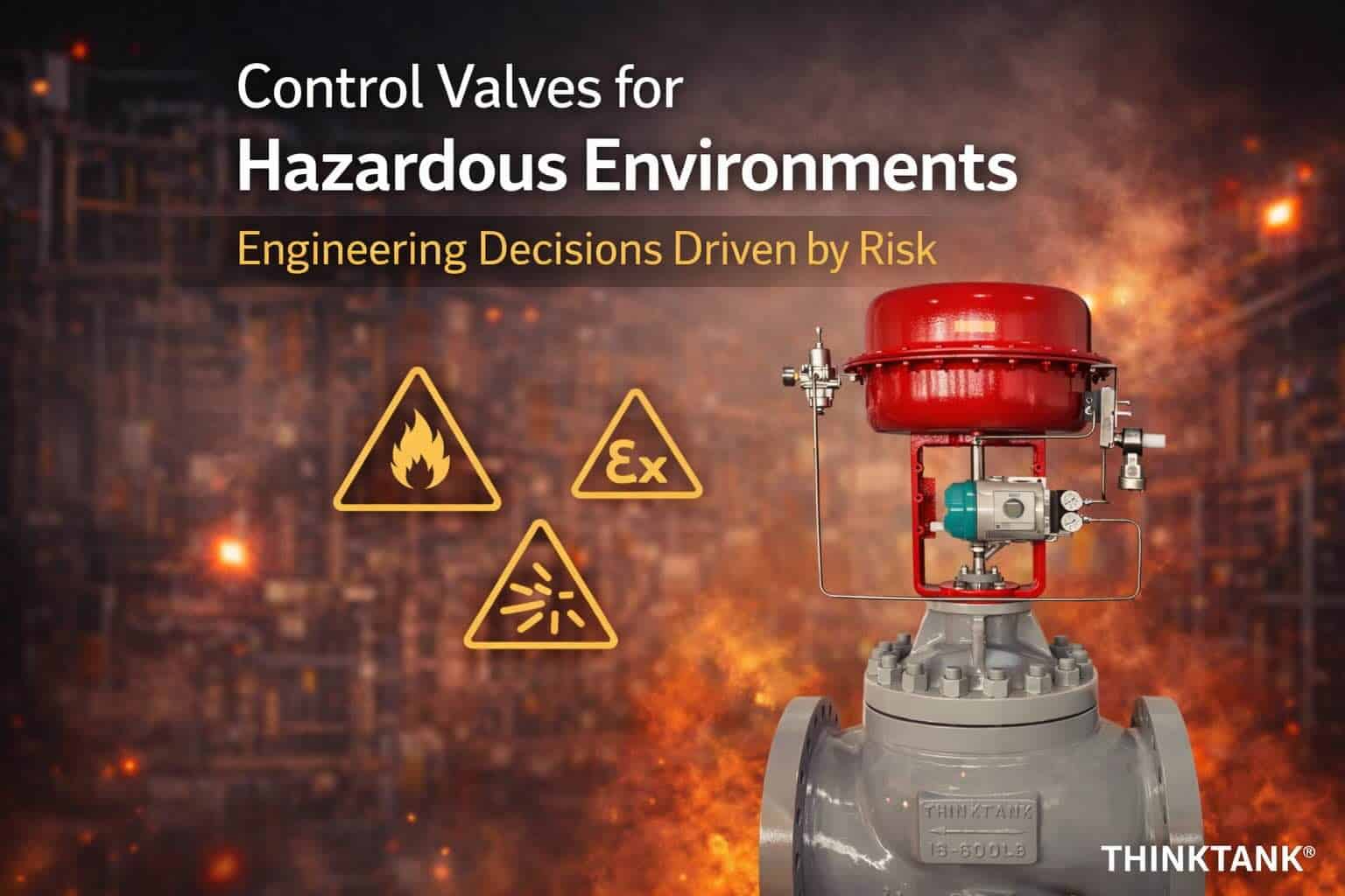 Válvulas de control para entornos peligrosos: decisiones de ingeniería basadas en el riesgo